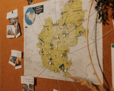 Carte des lieux à visiter à Brocéliande